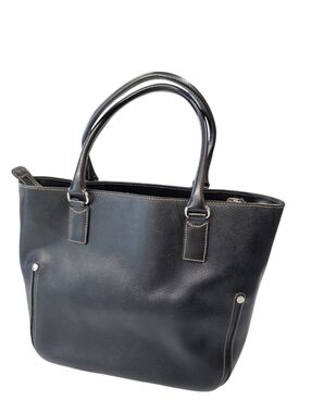 Lamarthe Paris Leather Tote Bag with Top Handles - Minimalist Everyday Carry